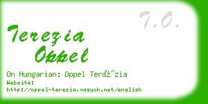 terezia oppel business card